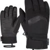 Ziener Labino AS Handsker B&oslash;rn, Gr&aring;/hvid -Campingtøj Butik ziener labino as gloves kids black 1 1