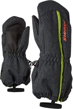 Ziener Langelo AS Minis Handsker Sm&aring;b&oslash;rn, Sort/pink