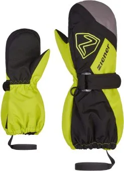 Ziener Laurus AS Vanter B&oslash;rn, Sort/gul