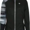 Ziener Nuretta Active Jakke Damer, Sort/hvid -Campingtøj Butik ziener nuretta active jacket women black black stripe 2